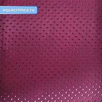 Штора в ванную комнату, однотонная - бордовая, полиэстэр, 180х180 см